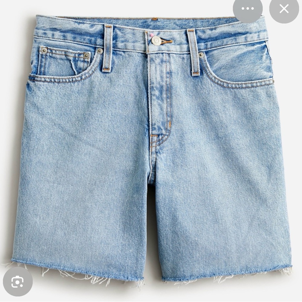 J.Crew Midlength denim short in Dandelion wash size 28